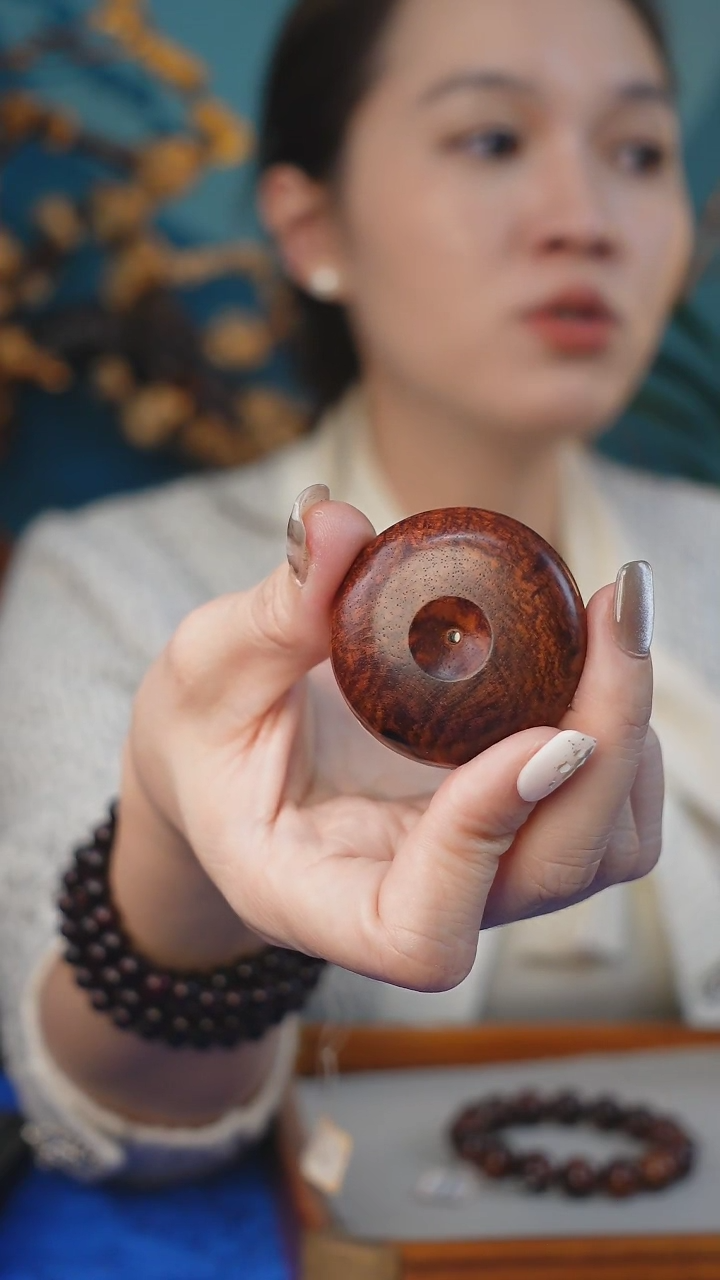 【闪购商品】木海南红降花梨公平安扣