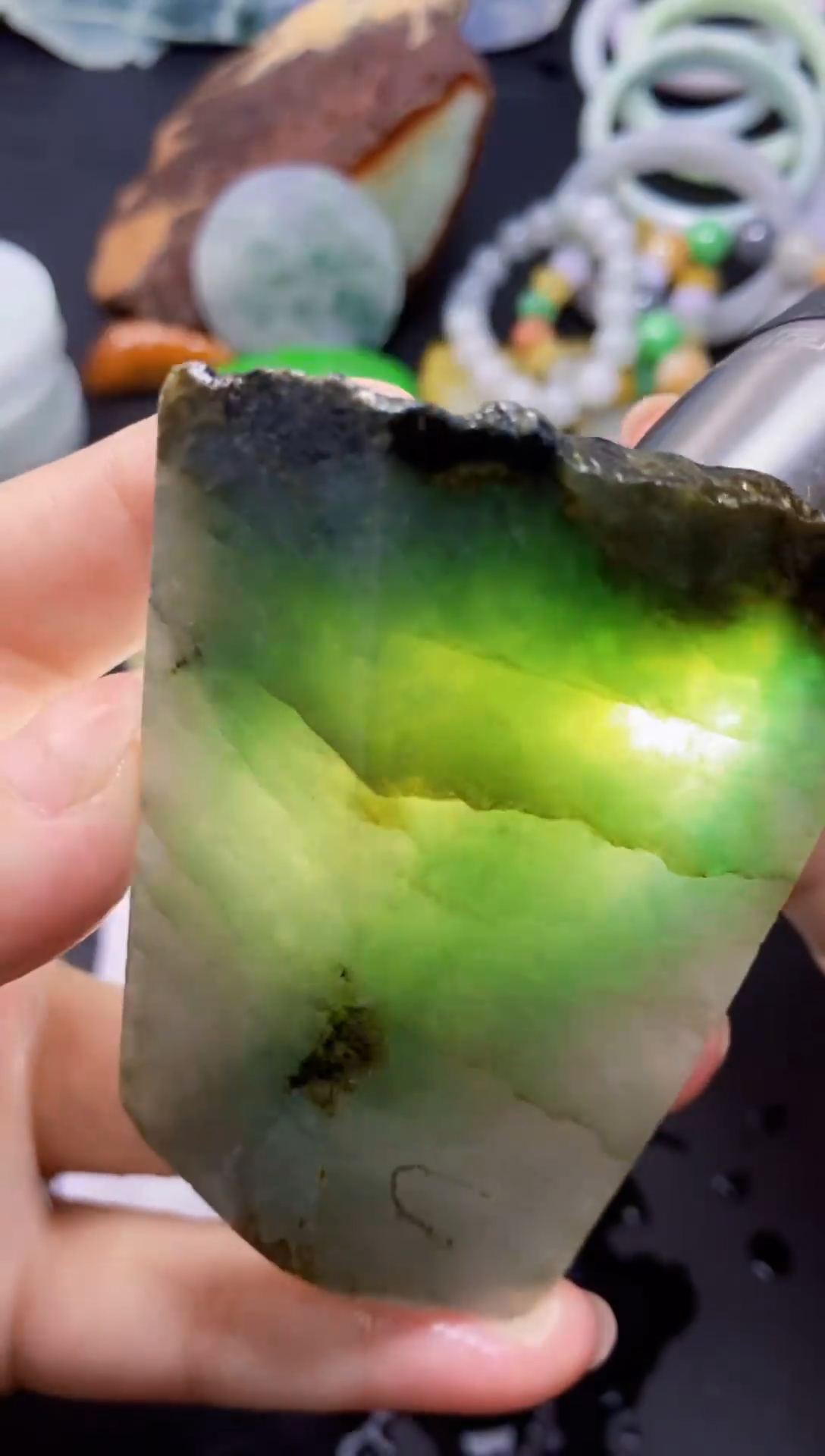 【闪购商品】翡翠颈饰未镶嵌134天然翡翠