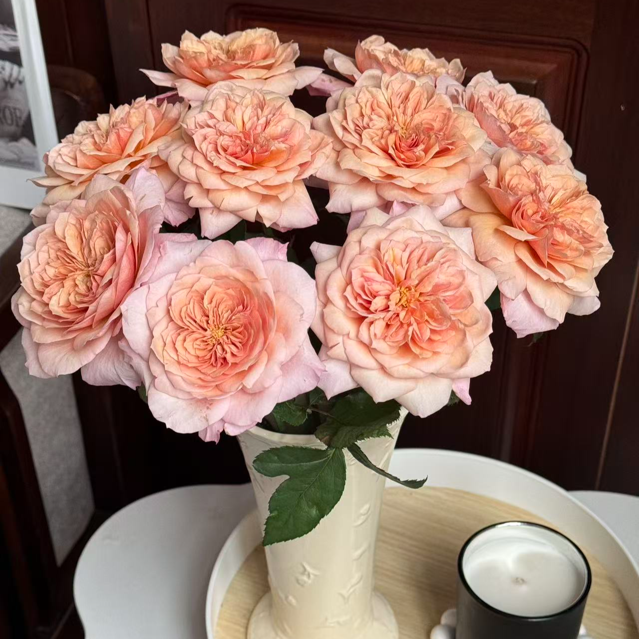 【陌上花开】10支茶雅-单头玫瑰（注意：带包装醒花哦~）