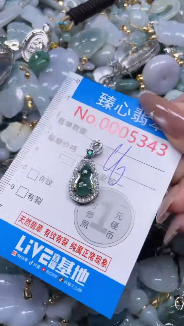 颈饰未镶嵌翡翠5343