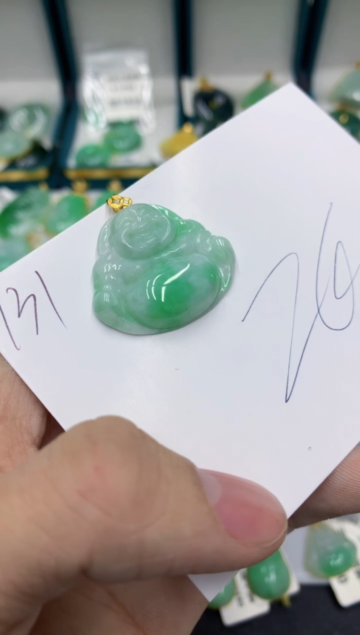 【闪购商品】翡翠颈饰18K金镶嵌号链接111111