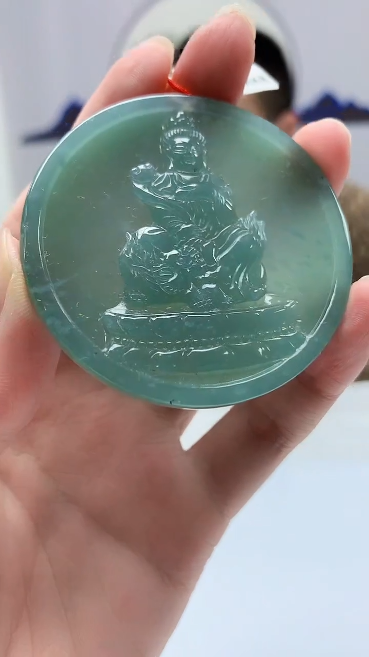 【闪购商品】定制翡翠未镶嵌4812zm-毛货挂件人物50