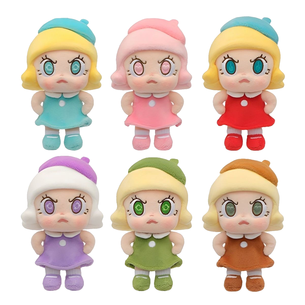 POP MART/泡泡玛特「桃子代拆」Angry Molly 心火怒放系列毛绒挂件