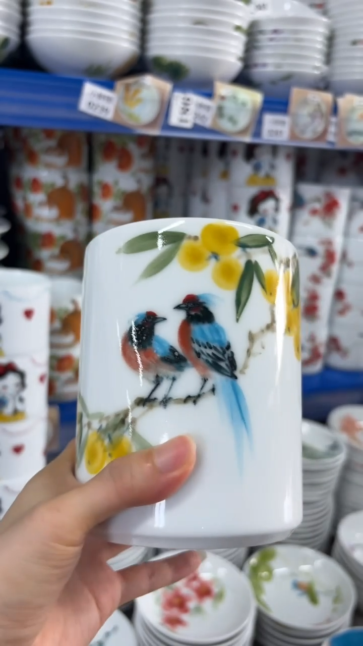 瓷片景德镇高温釉中彩-大号茶叶罐4
