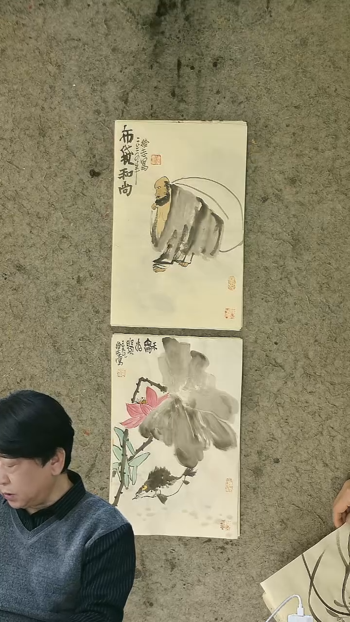 国画温德志老师禅意小品