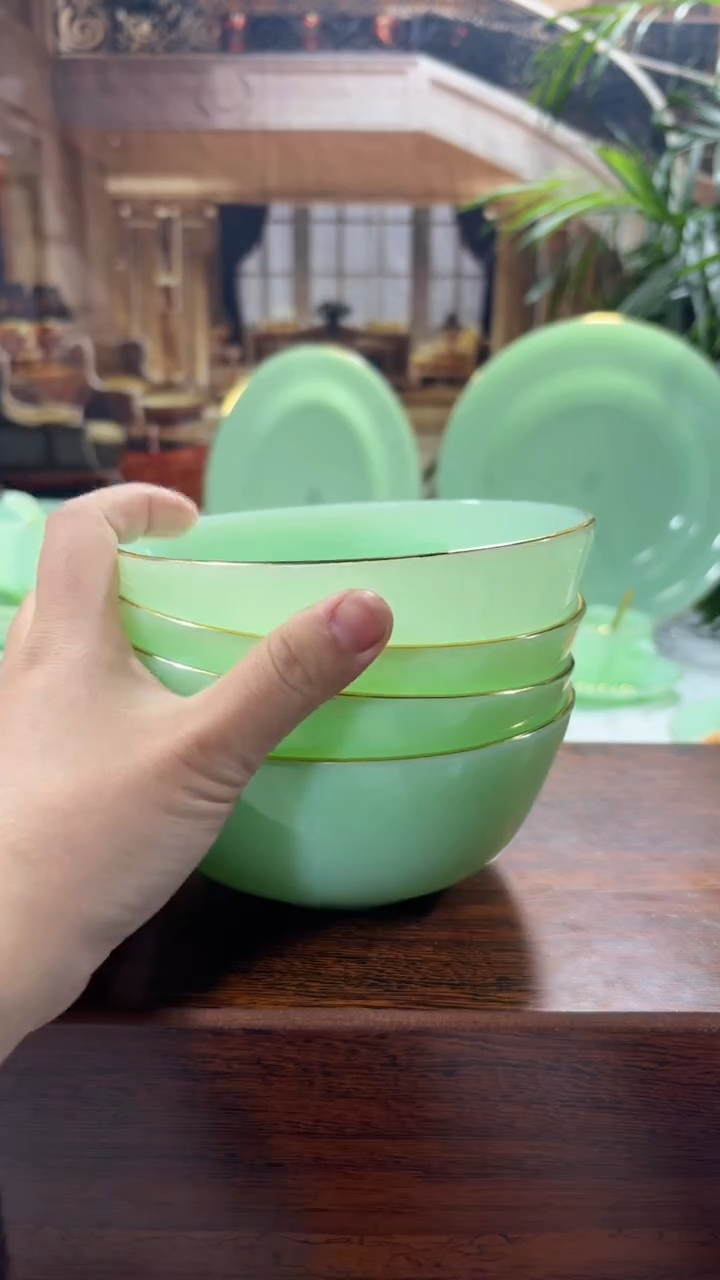 【闪购商品】... 5.5英寸玉瓷碗4个口径13.8厘米