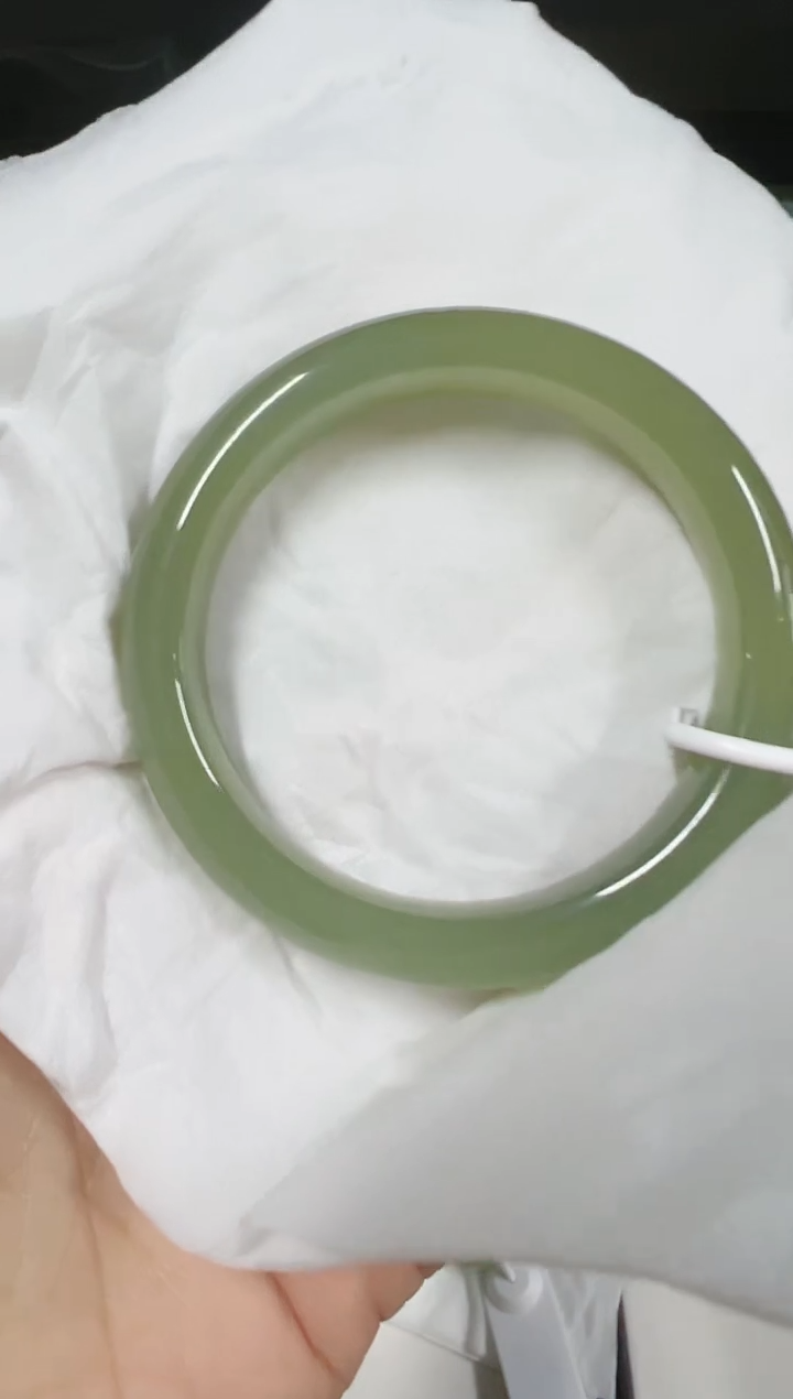 【闪购商品】和田玉手镯未镶嵌zy4311圈口53