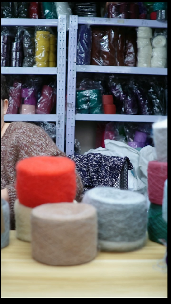 羊绒欢姐编织E358