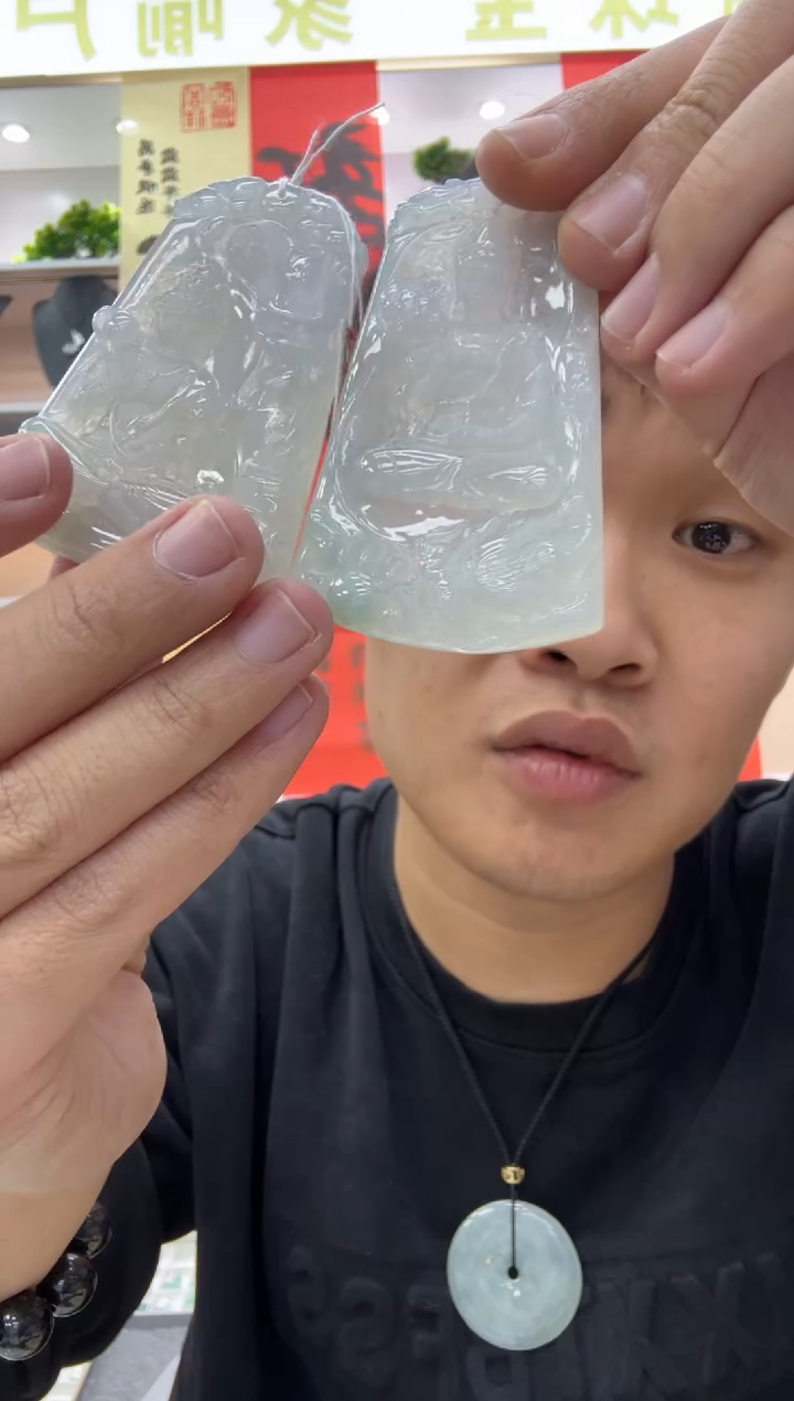 【闪购商品】翡翠颈饰未镶嵌天然翡翠A货孤品多样性一件