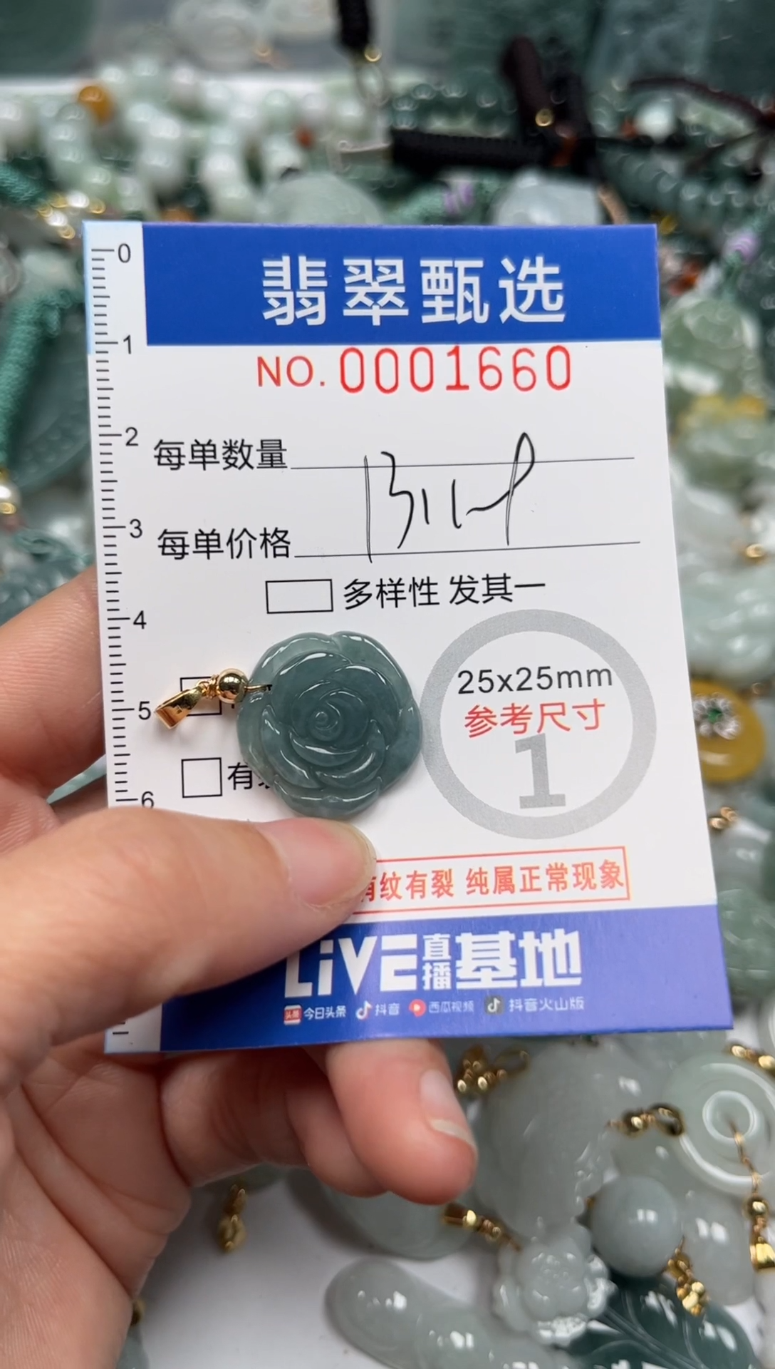 【闪购商品】翡翠颈饰未镶嵌00..1660