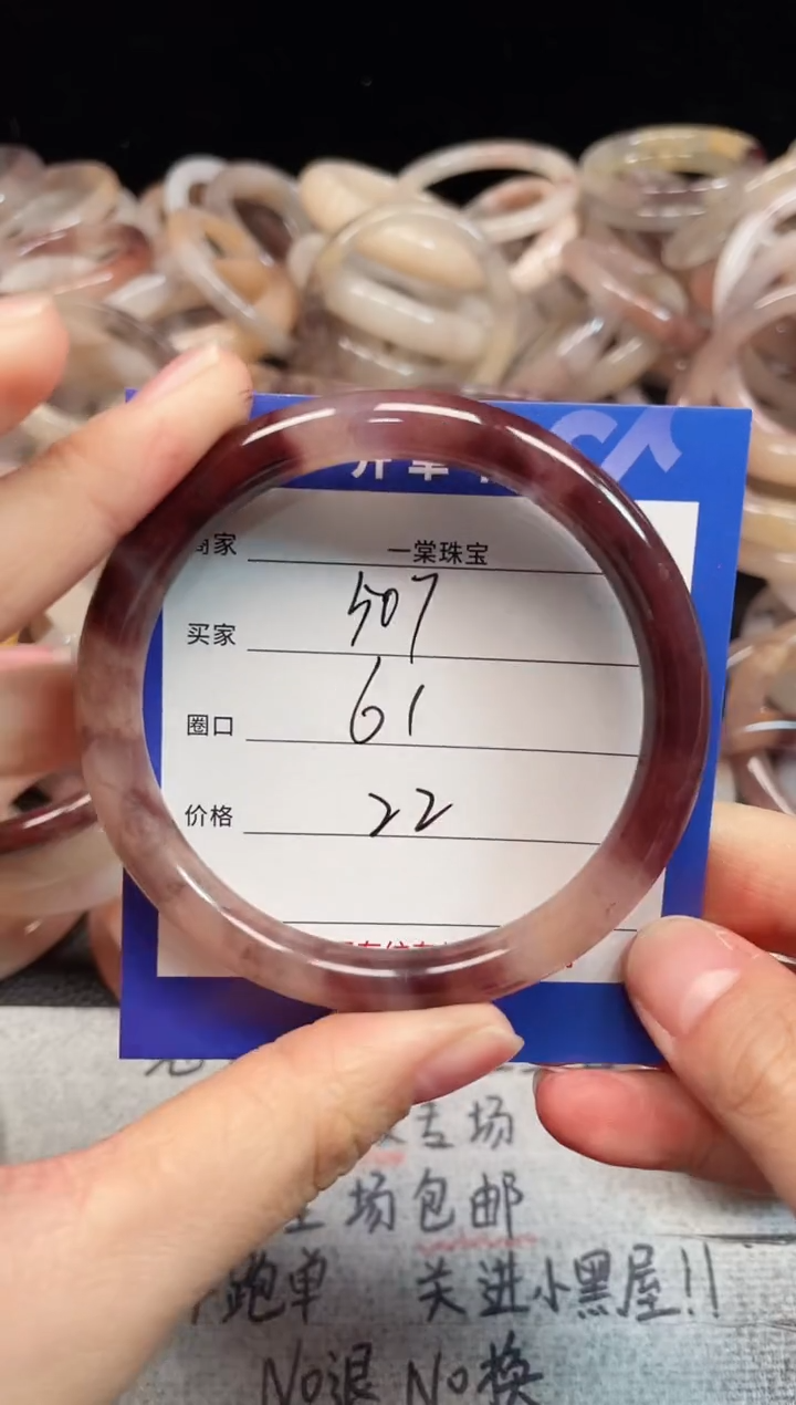 未镶嵌手镯石英质玉507