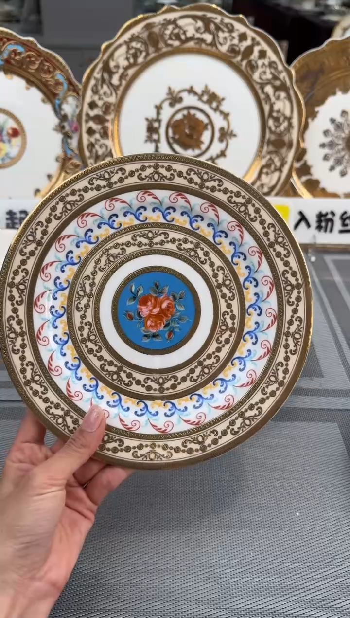 【闪购商品】瓷片8英寸平盘福利款 微瑕 2个