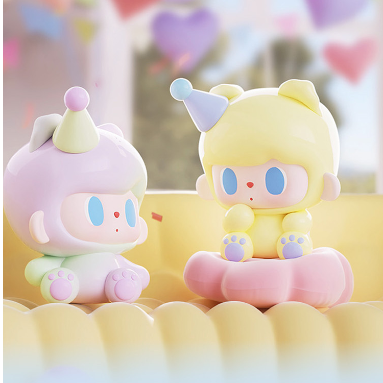 【拆盒】~~兔兔与熊快乐派对萌粒潮玩手办摆件可爱盲盒