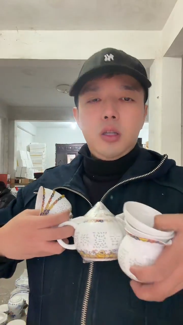 高温陶瓷珐琅茶具黄色珐琅茶具黄色