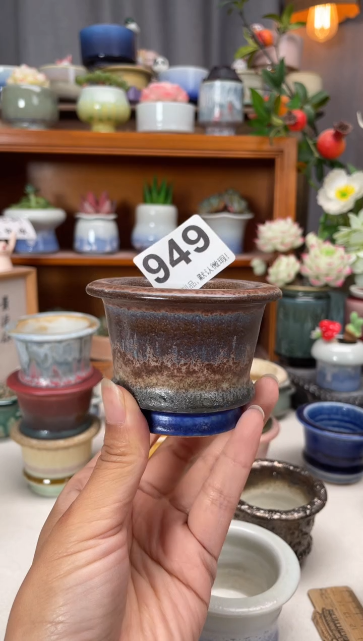 瓷片隔****?949知木小芳花盆