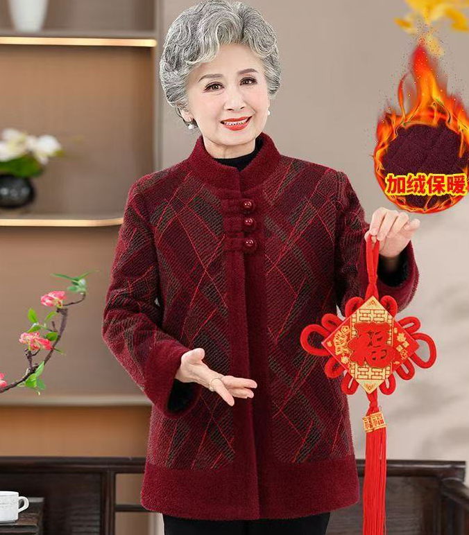 11902-中国风秋冬装冬季加绒口袋加厚中老年女装【2楼】
