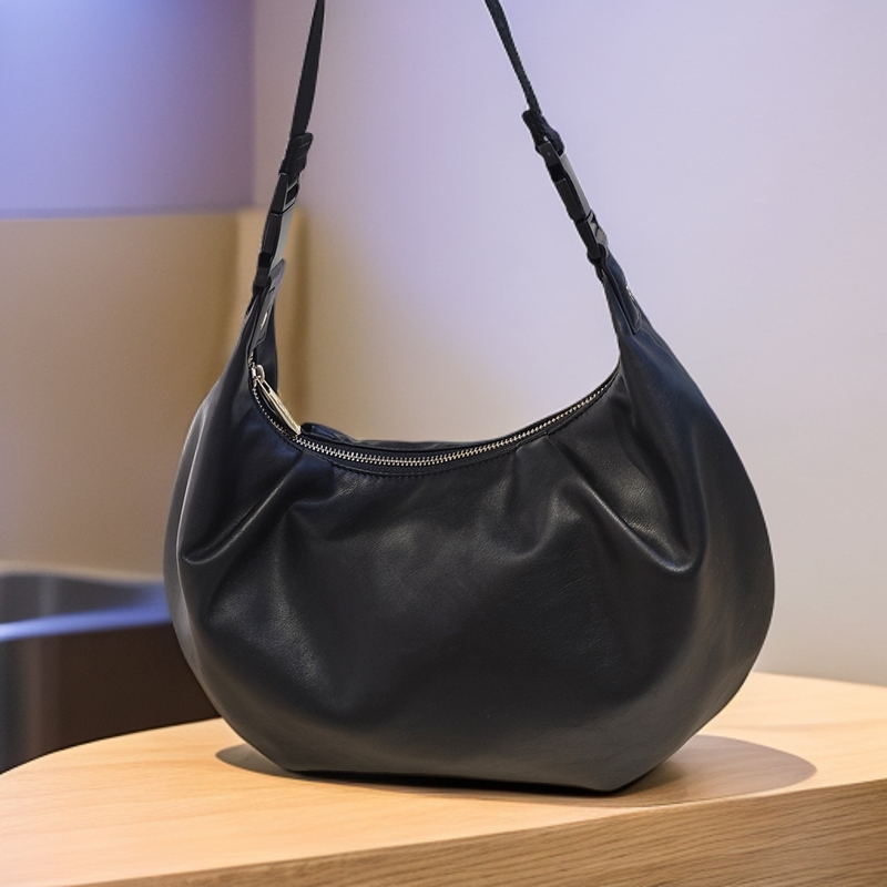 2025新款时尚手提包单肩斜挎月牙包百搭简约小众24C0789