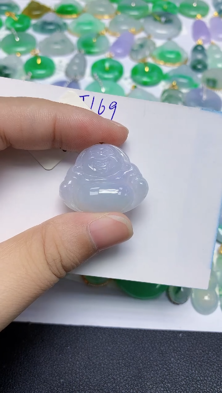 颈饰18K金镶嵌翡翠天然缅甸翡翠A货翡翠百元以上9元证书费自理