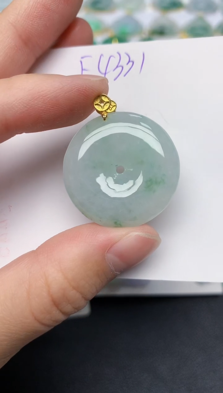 颈饰未镶嵌翡翠天然缅甸A货翡翠百元以上9元证书费自理