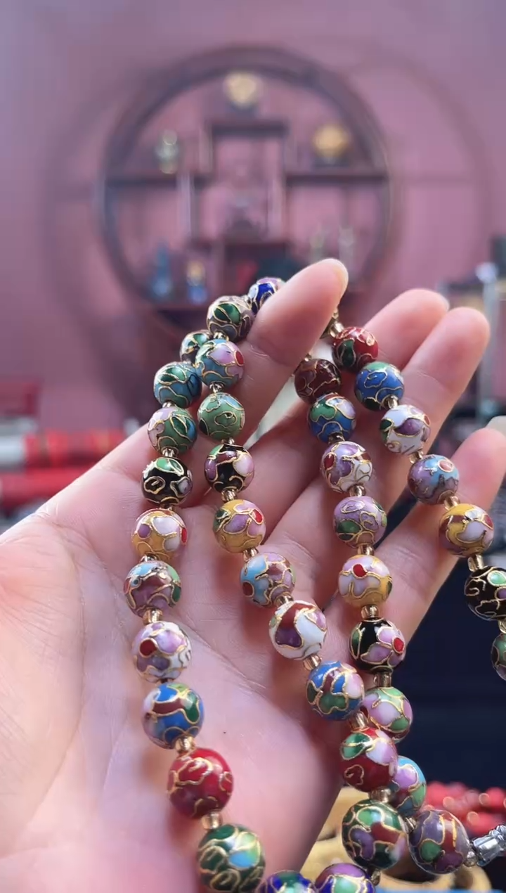 非遗 景泰蓝项链 多宝1.0