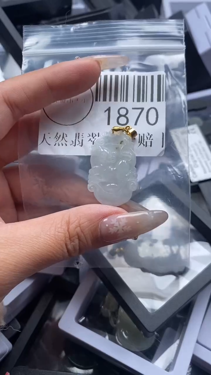 颈饰未镶嵌翡翠1870