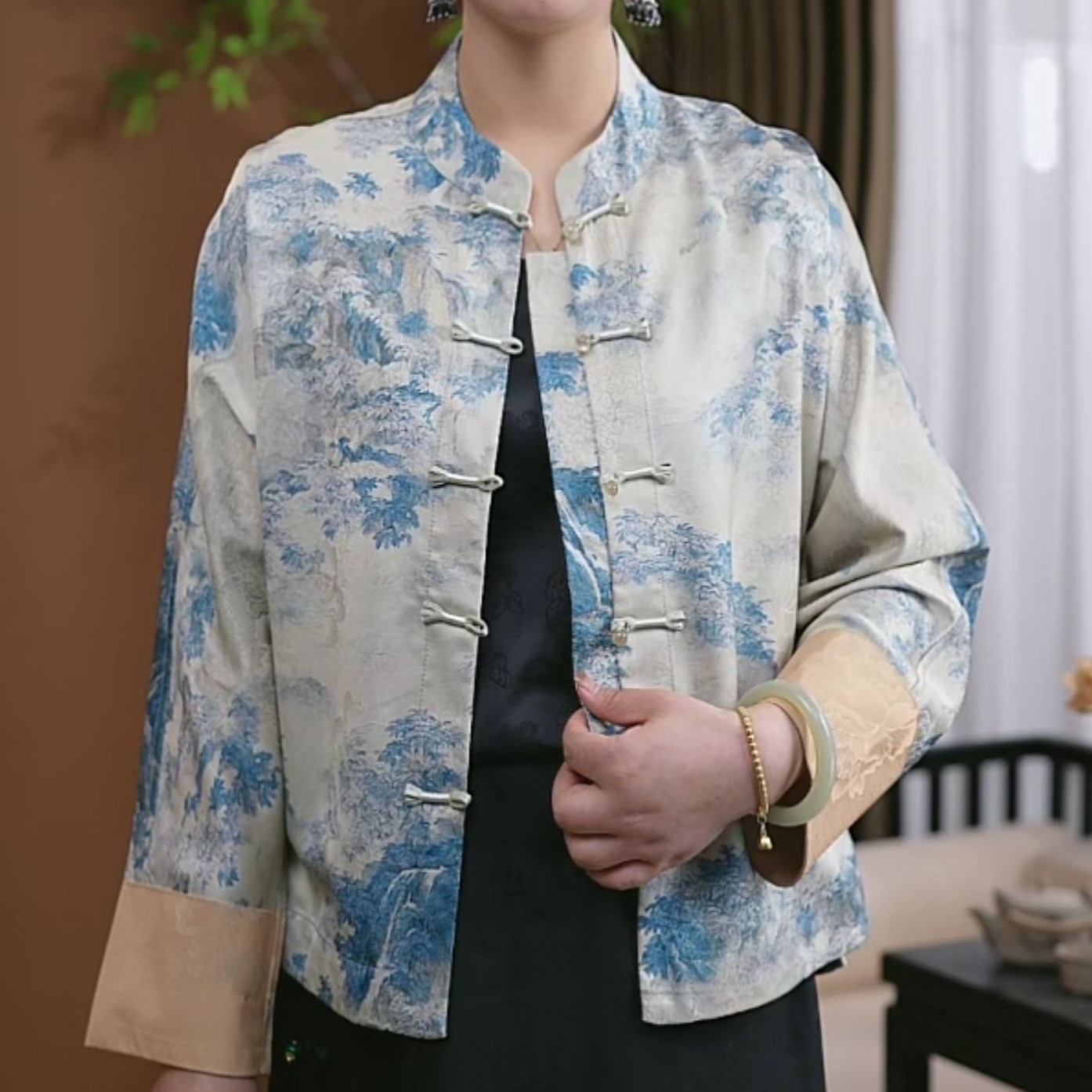 [春澜]春季中国风夏季出行外套新款中式国风开衫