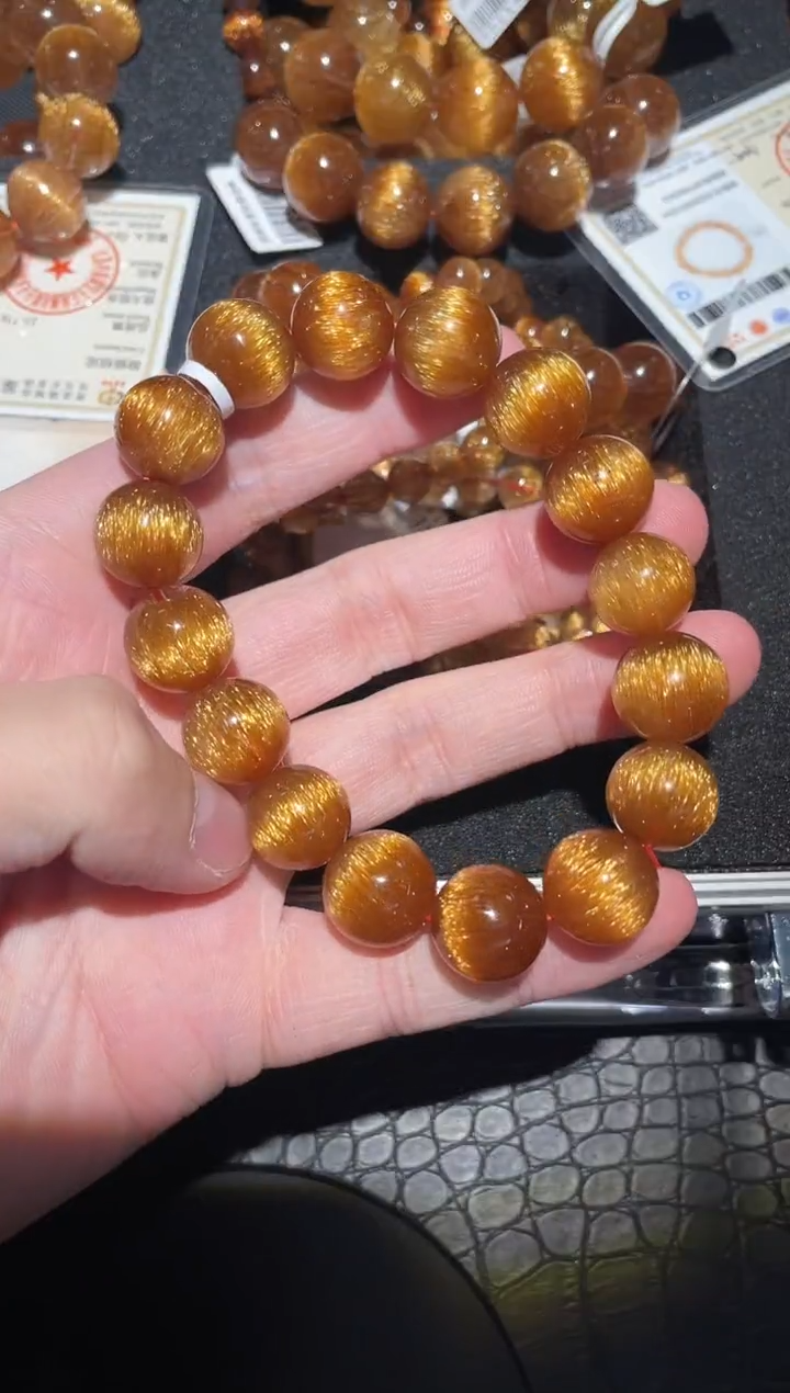 【闪购商品】水晶手链未镶嵌单圈发晶A14