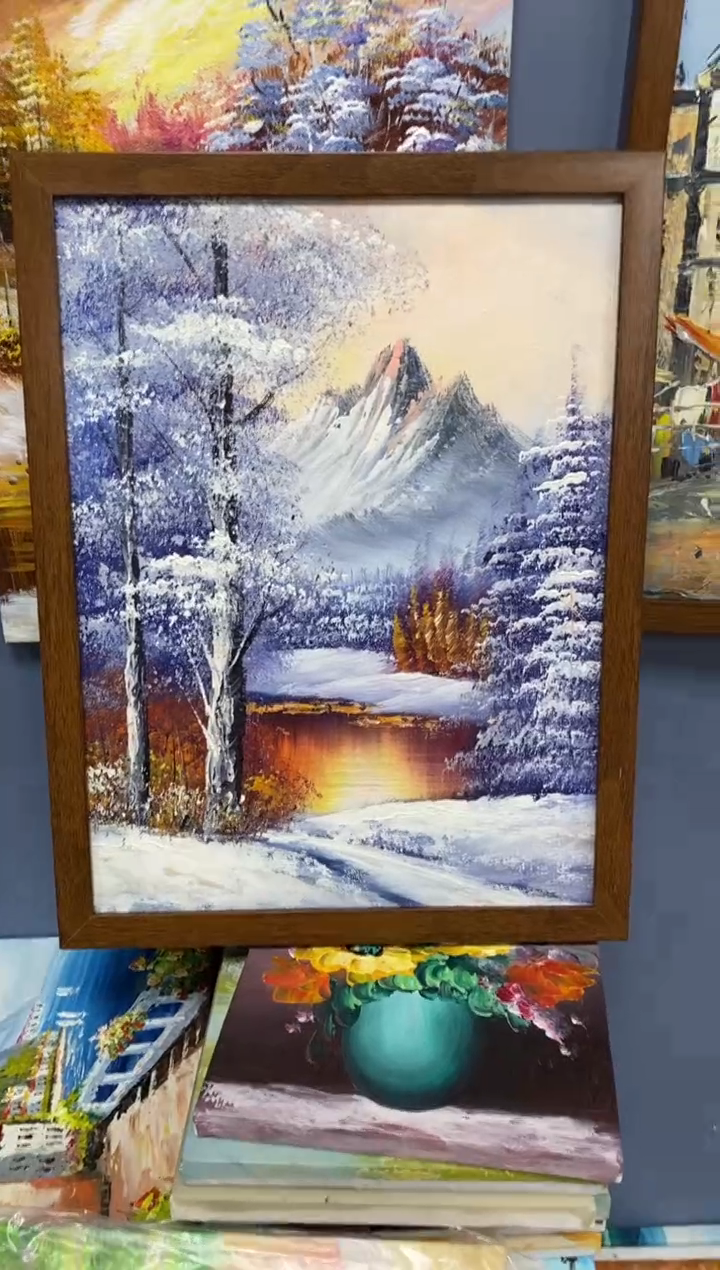 【闪购商品】手工手绘精品油画30+40带外框