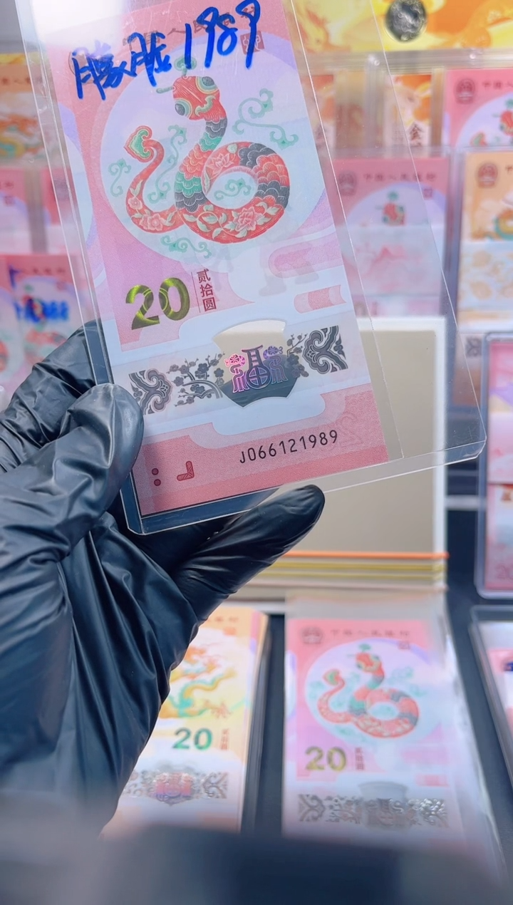 【闪购商品】蛇钞 066121989 年份单张 