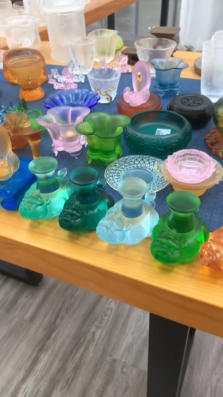 【闪购商品】茶盏盖置琉璃多色可选备注