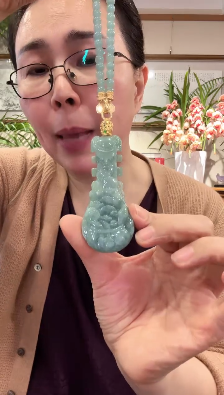 【闪购商品】翡翠颈饰未镶嵌国风