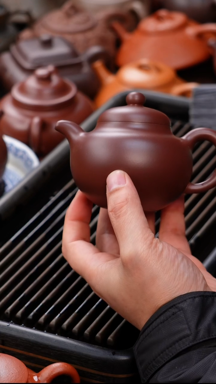 茶壶紫砂精工柿园中槽清60目200