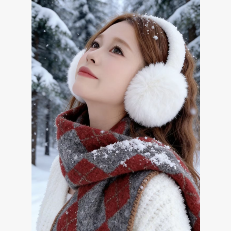 韩系新款格子围巾围巾女秋冬加长加厚气质百搭保暖围脖