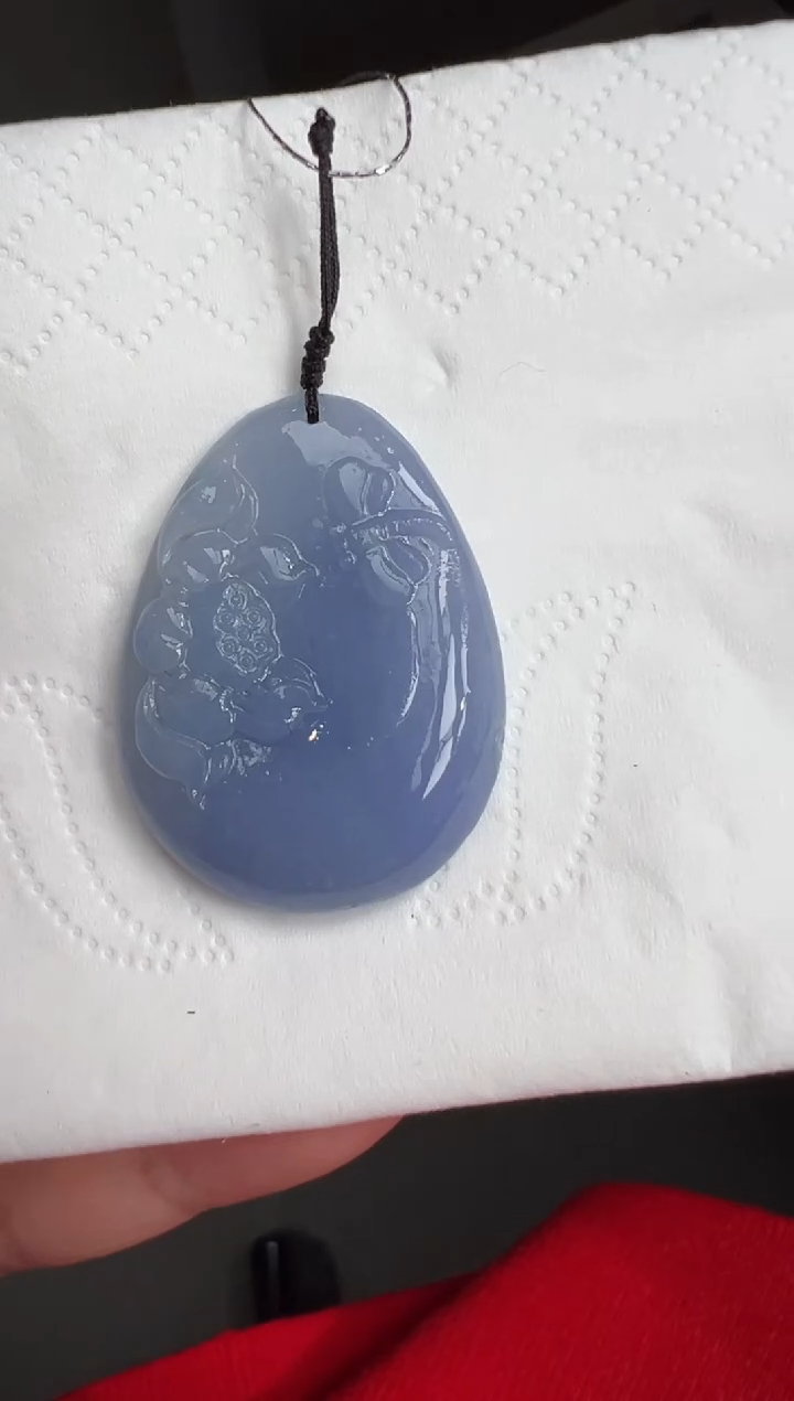 【闪购商品】定制翡翠未镶嵌34*25.7*6.7莲花牌