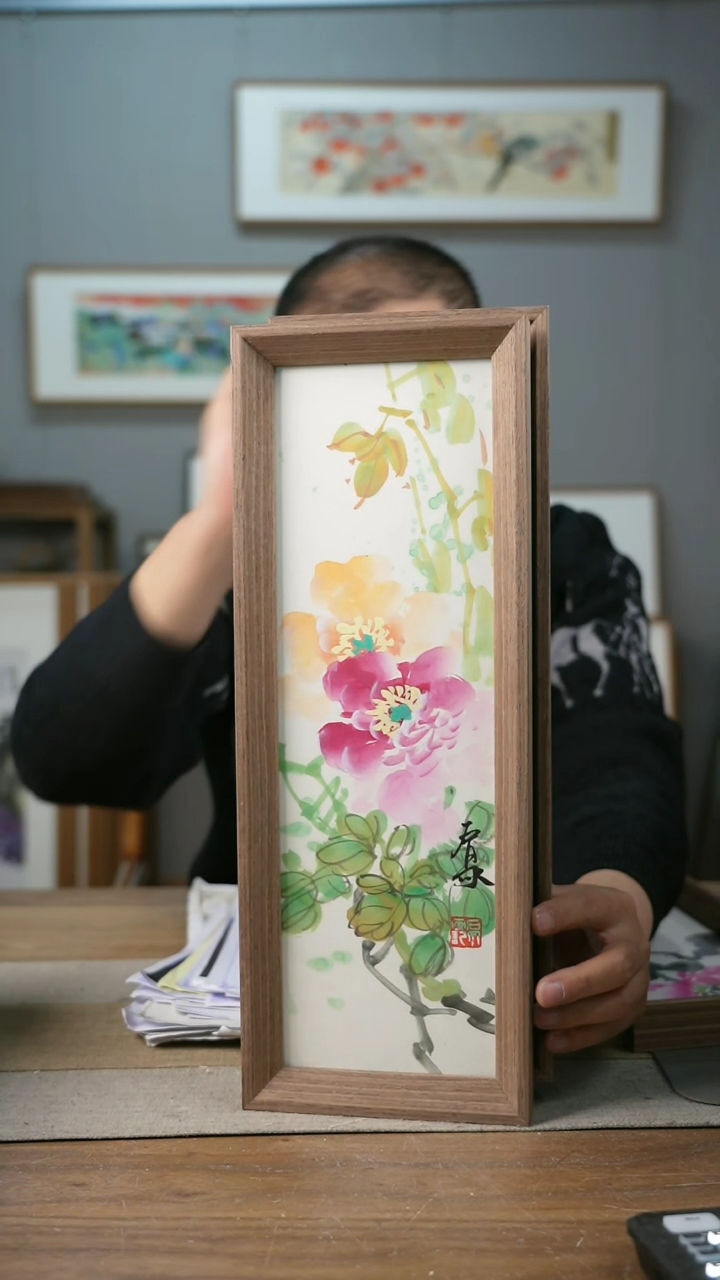 【闪购商品】书法协会会员老师带框作品-手书/绘同款作品