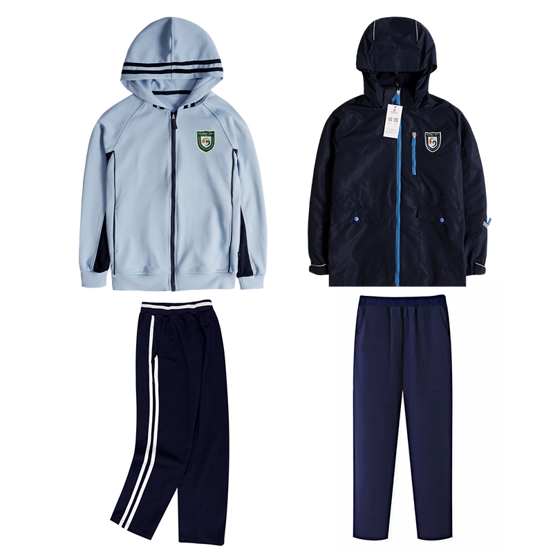 连云港师专二附小小学冬季冲锋衣秋季棒球服套装校服