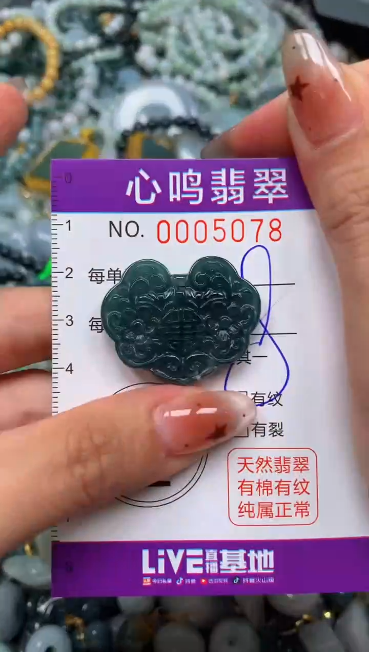 翡翠未镶嵌颈饰闪购005078