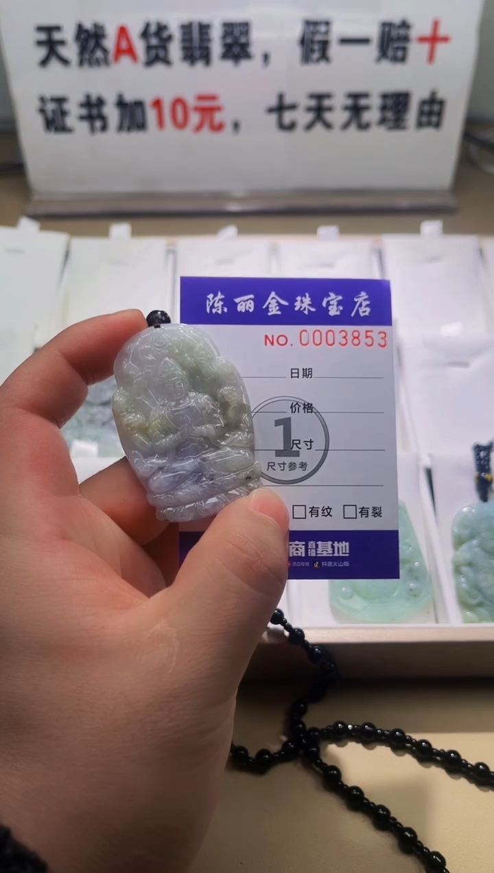 【闪购商品】翡翠颈饰未镶嵌天赐翡翠加工厂闪购商品20250123