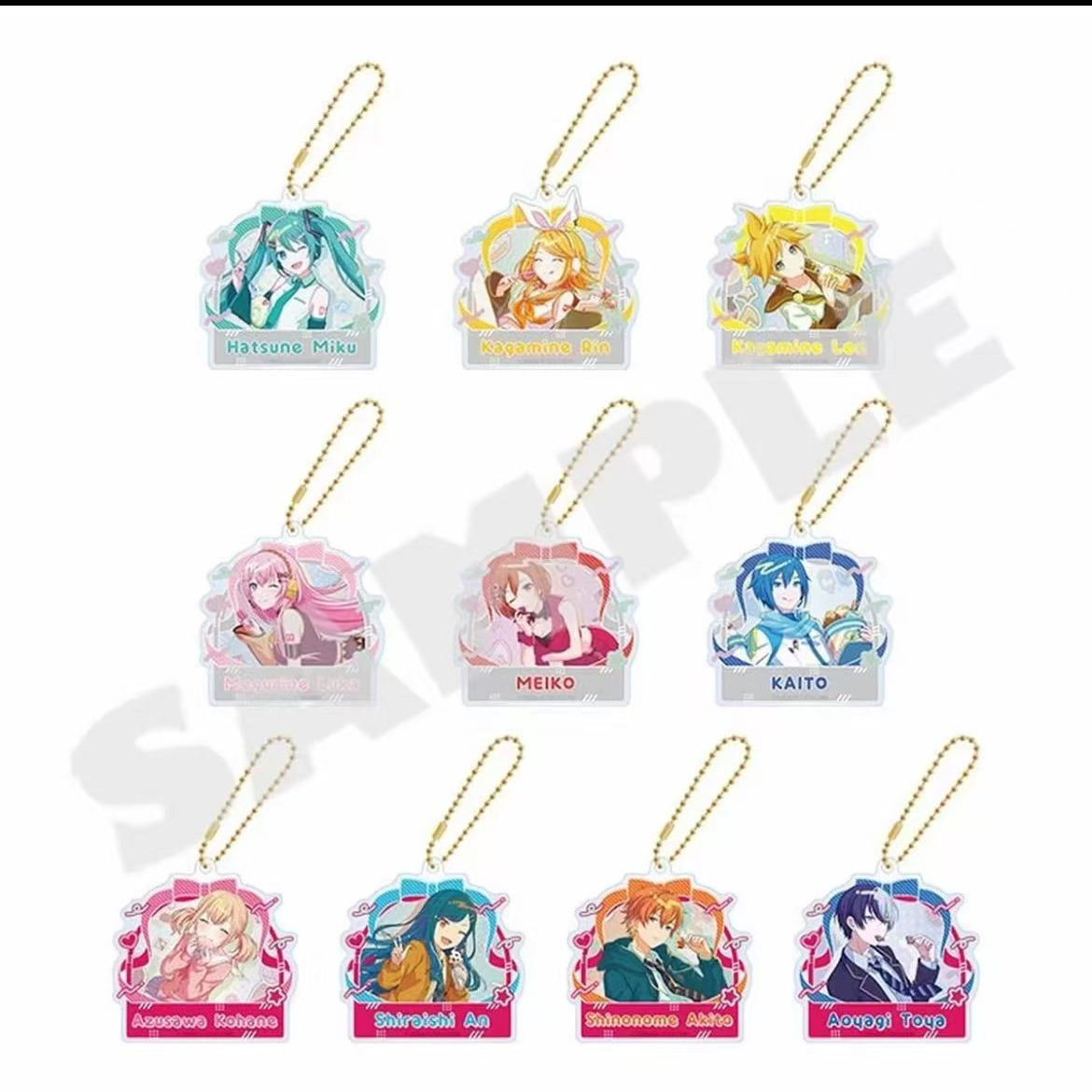 【日谷国现】pjsk 世界计划三轮生日吧唧挂件贴纸ABC盲盒（默认代拆）