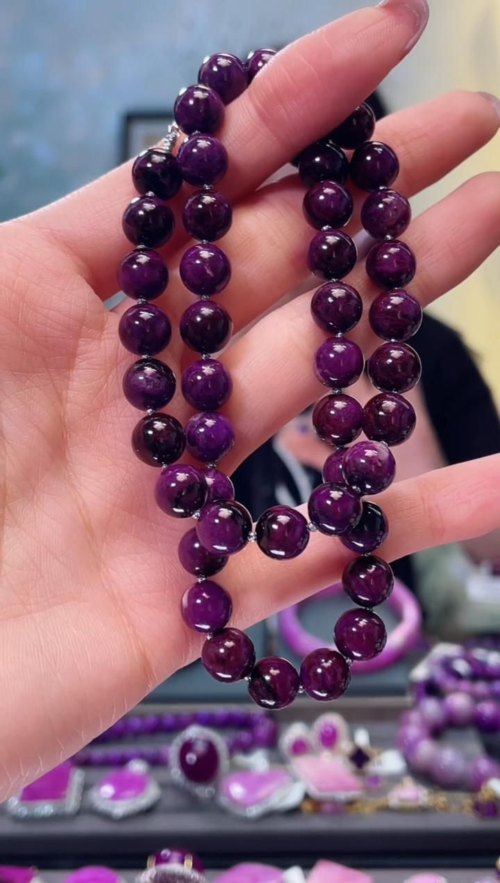 【闪购商品】苏纪石（舒俱来）项链18K金镶嵌1