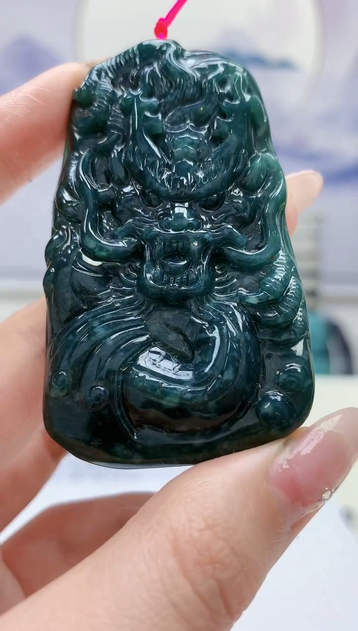 【闪购商品】定制翡翠未镶嵌5152jw-毛货挂件49