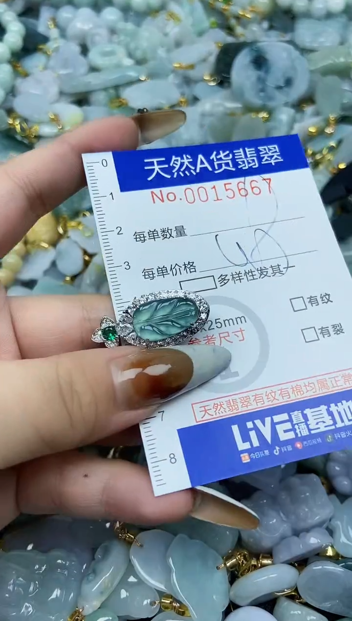 【闪购商品】翡翠颈饰未镶嵌天然A货翡翠