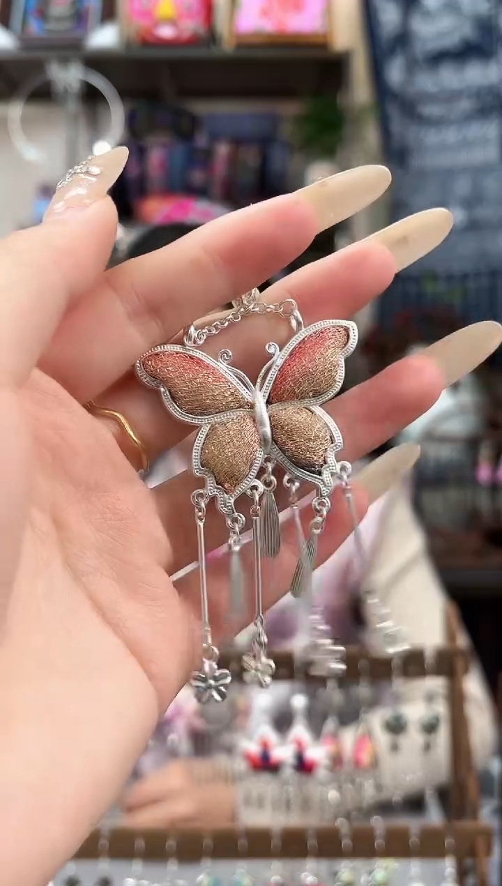 织绣民族风非遗老绣苗银饰品313