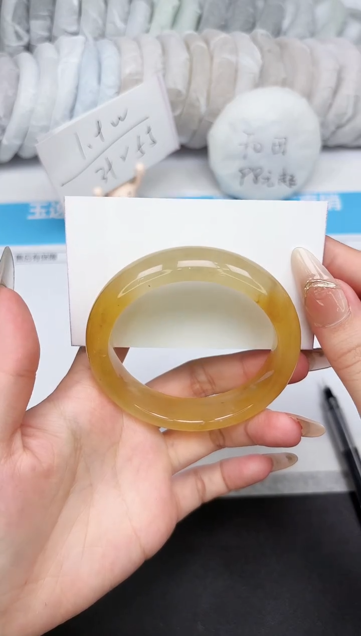 石英质玉未镶嵌手镯107-57.8