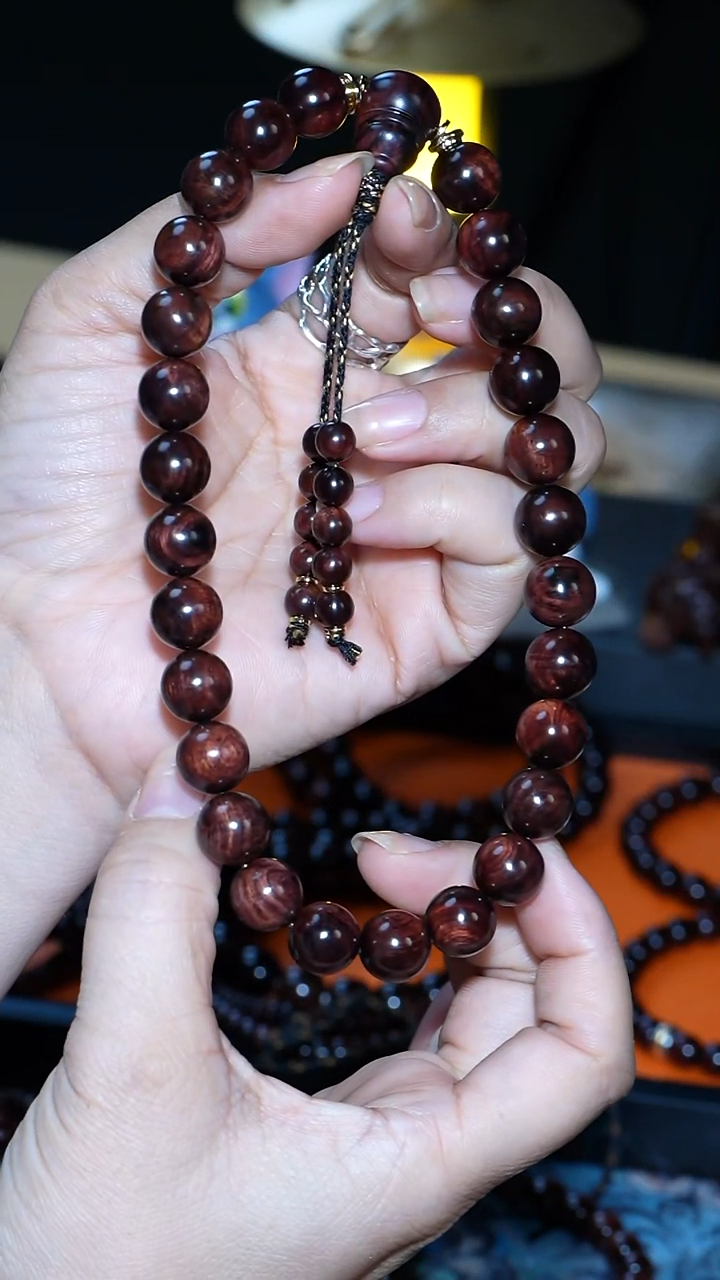 手串/手链黄花梨/降香黄檀【MOYU】海南黄花梨 1.2 文玩手持