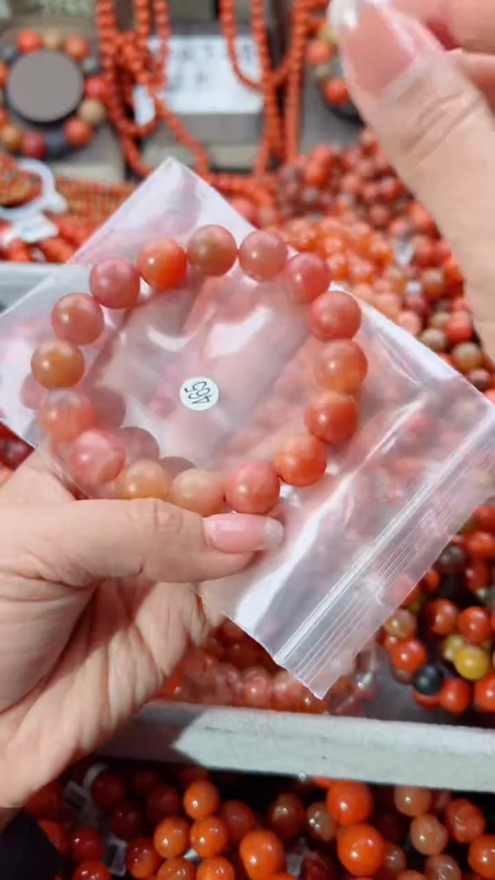 南红玛瑙未镶嵌手串14