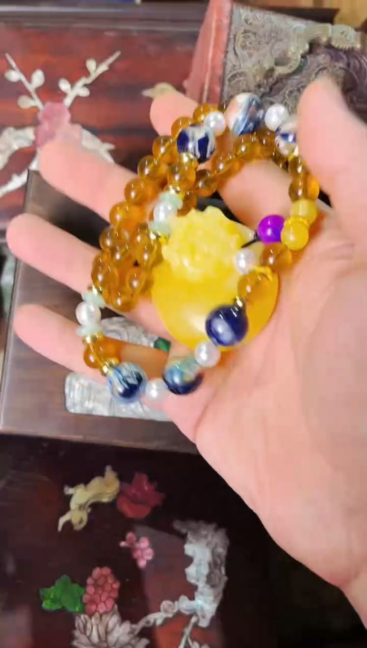 【闪购商品】蜜蜡颈饰未镶嵌硕弟弟精品精选链接28