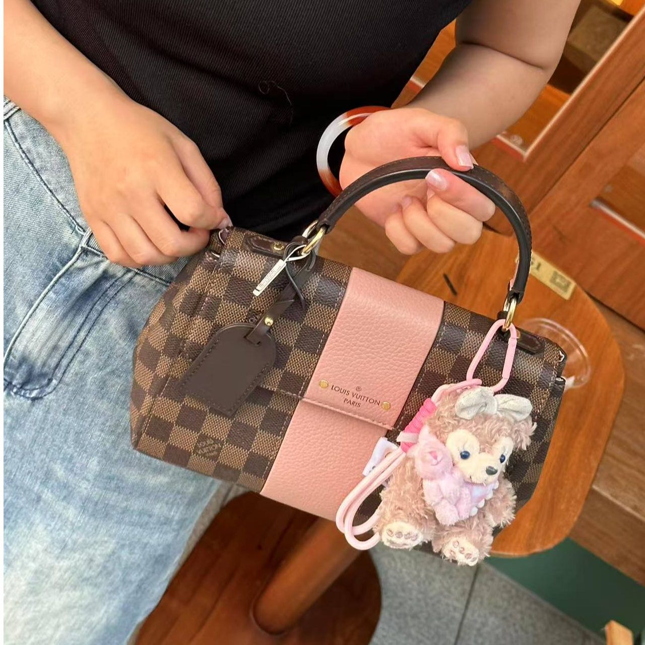 95新 LouisVuitton/路易威登 棋盘格拆单尾款专用
