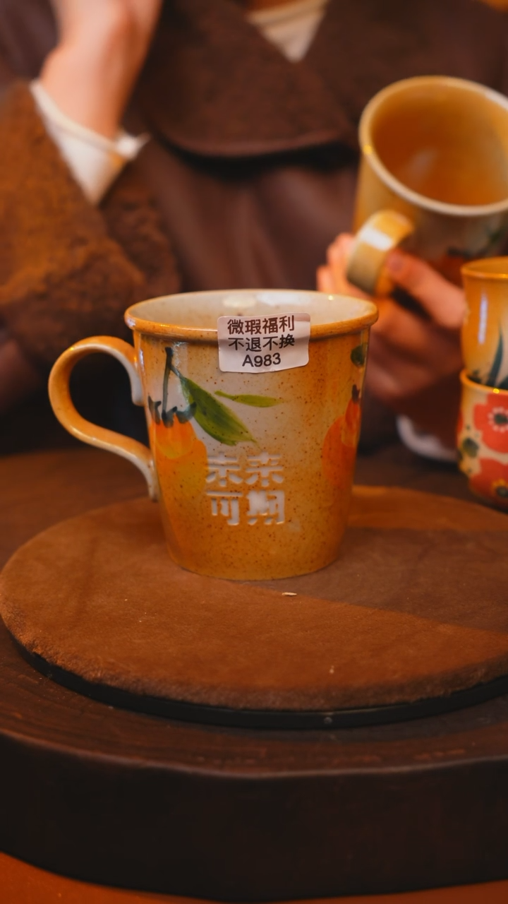 【闪购商品】瓷片景德镇手绘瓷器高温釉下彩----微瑕