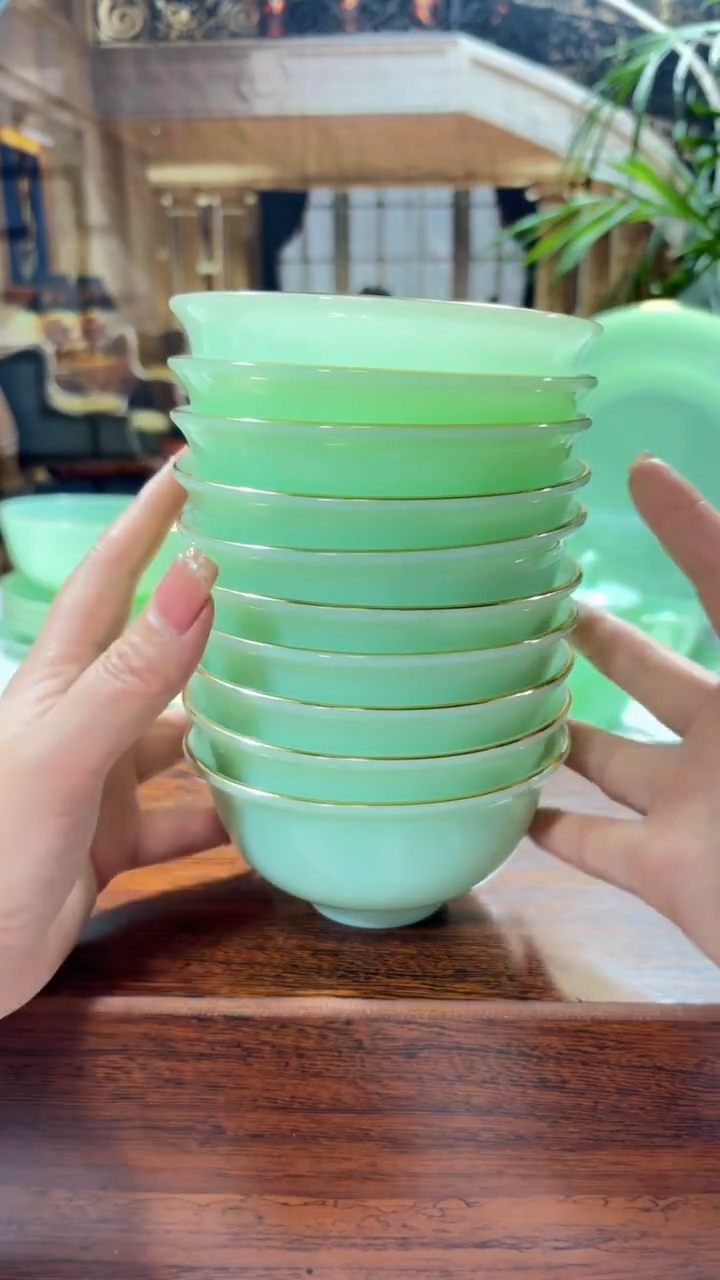 【闪购商品】....4.5英寸玉瓷碗10个口径11.5厘米